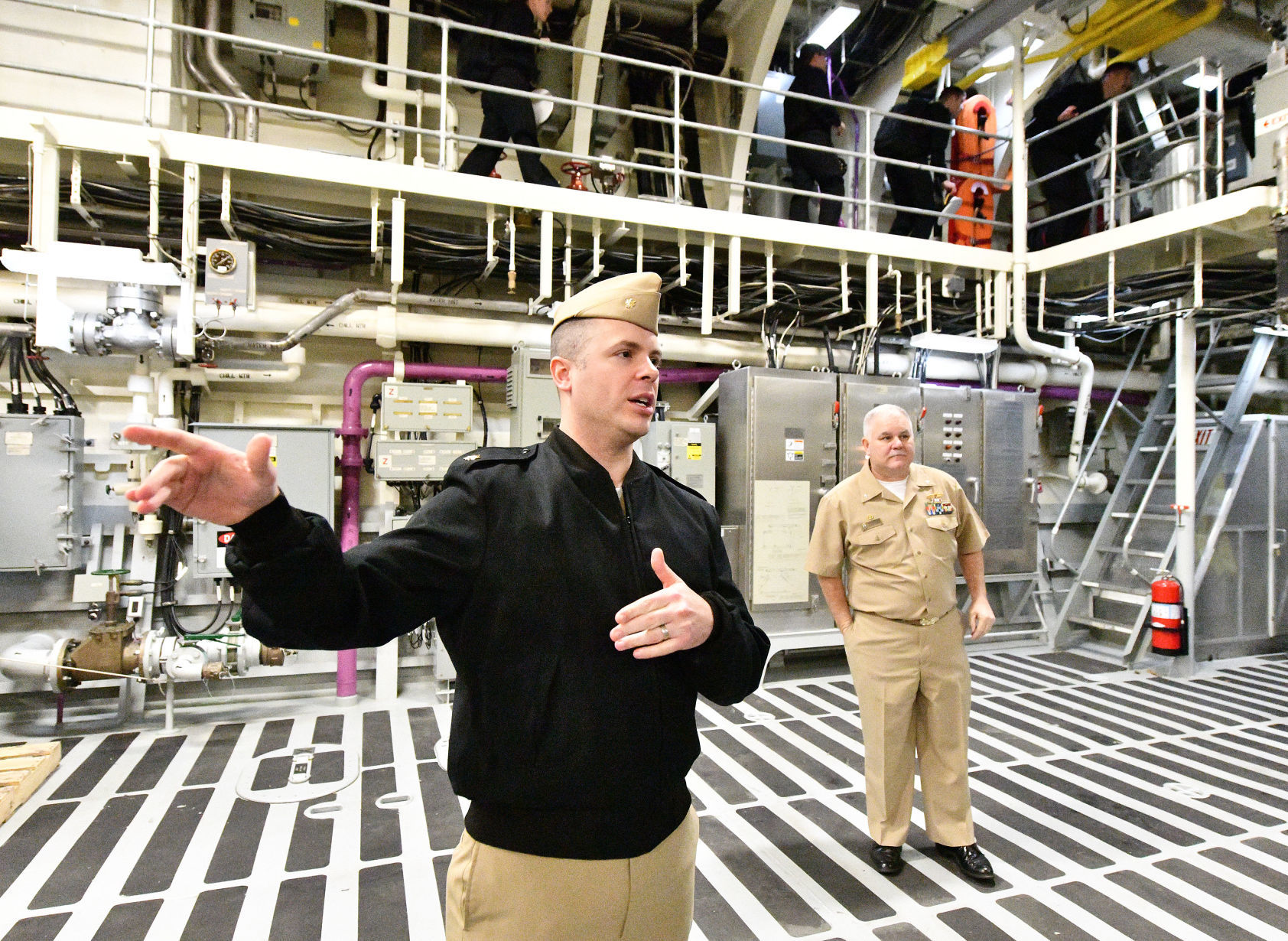 USS Sioux City commissioning tour